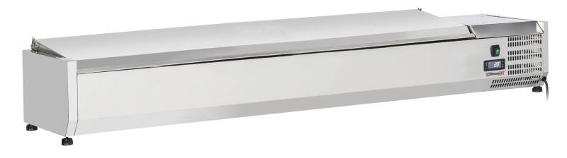 Bordsaladette Med Låg 8 X Gn 1/4 - Casselin