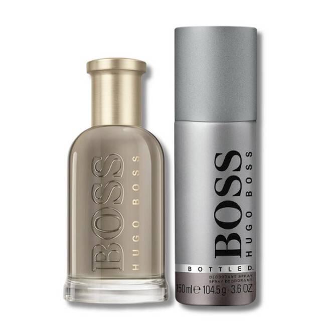 Hugo Boss - Bottled Eau De Parfum Sæt 50 Ml Edp & Deodorant Spray