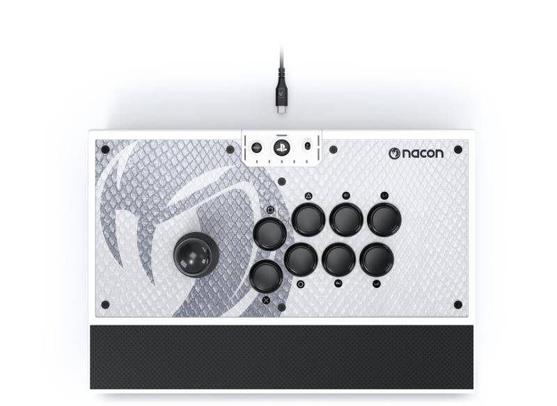 Nacon Daija Arcade Stick Sort, Hvid Usb Speciel Pc, Playstation 4, Playstation 5