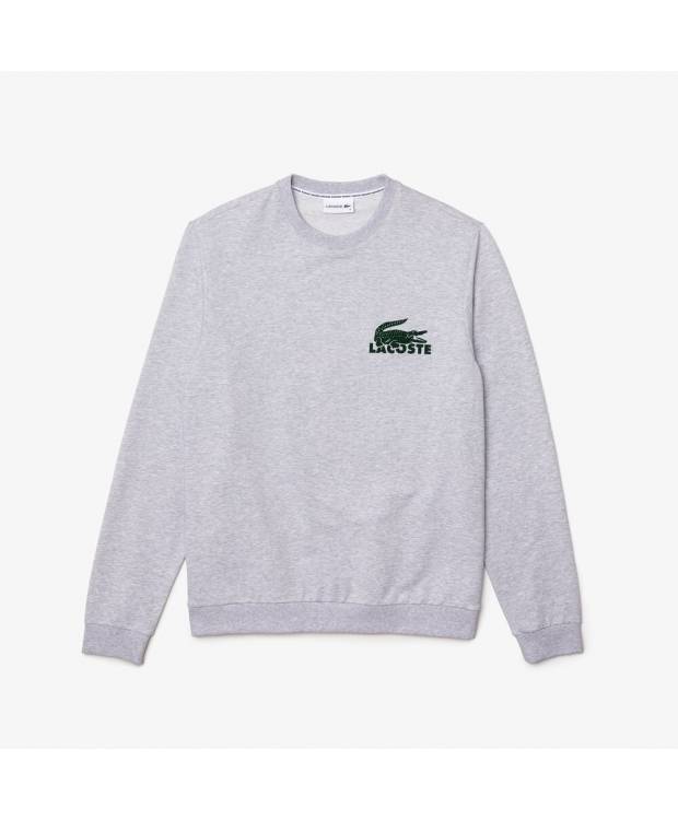 Lacoste Sweatshirt I Grå Til Herre