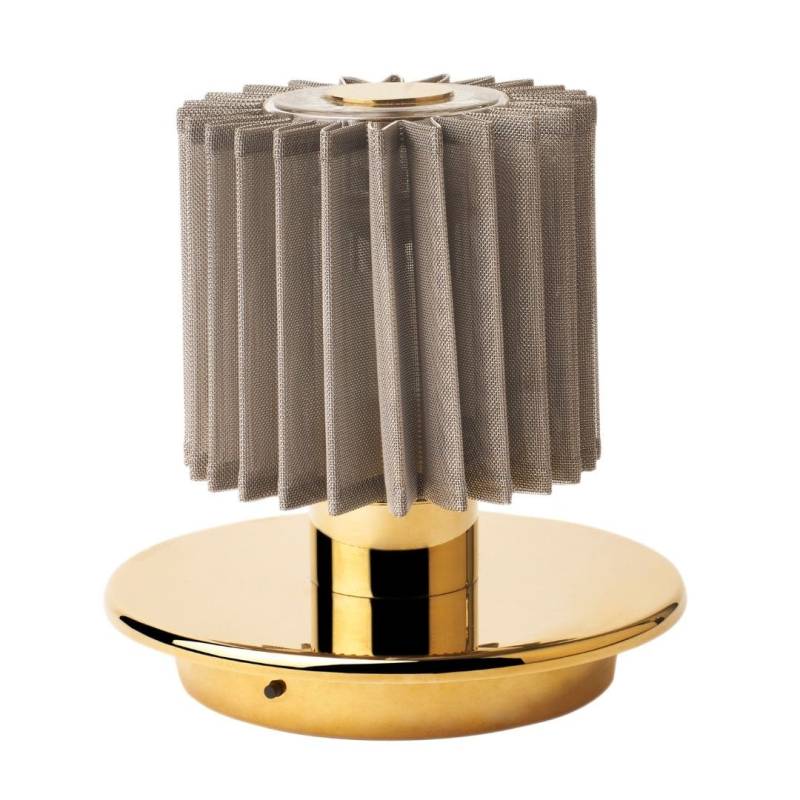 In The Sun 130 Batterilampe / Bordlampe, Guld/Sølv - Dcw éditions