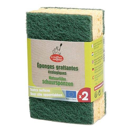 Rengøringssvamp - 2 Stk - Biogan - Discount Pris