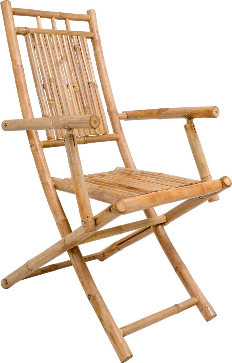 Udendørs Klapstol Nordlys Furniture Padang Fsc-Certificeret Bambus Foldbar Have- Og Terrassestol Natur