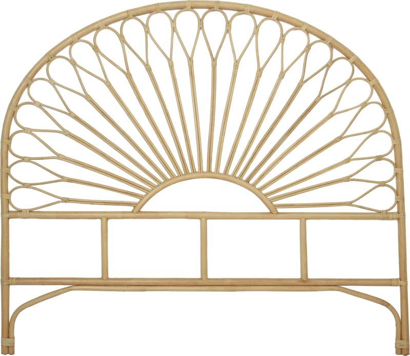 Sengegavl Nordlys Furniture Bacan160 Naturfarvet Rattan 141ã—160 Cm