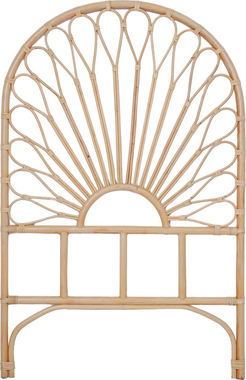Sengegavl Nordlys Furniture Bacan90 Rattan Natur H141 X B90 Cm Skandinavisk Boheme Hovedgavl