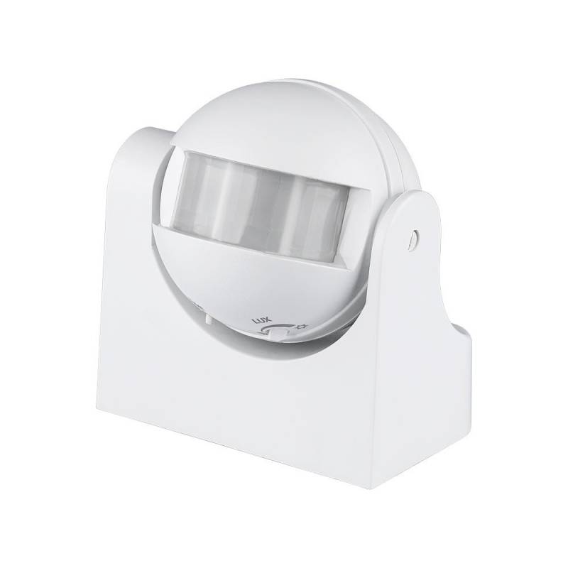Bevægelsessensor Med Manuel Overstyring - Hvid, Ip44, Op Til 300w Led - V-Tac