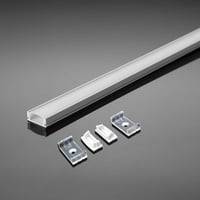 Monteringsst Til Led-Strip, 20 Mm Overflade, 2000x23,5x10,4 Mm, Hvid Diffuser, Pcb Inkluderet - V-Tac