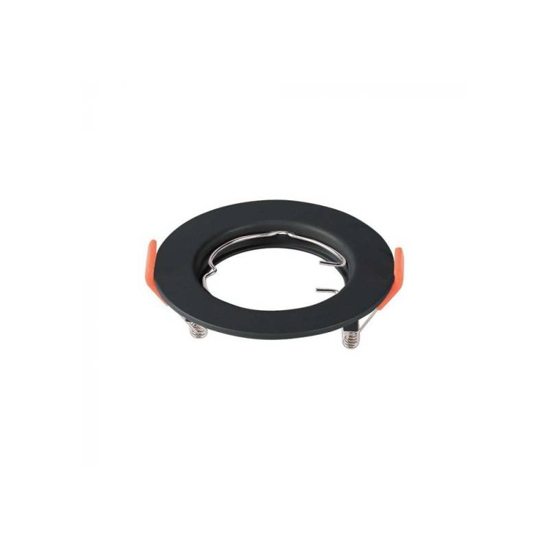 Downlight Kit Uden Lyskilde - Hul: ø6,3 Cm, Mål: ø8 Cm, Sort, Vælg Mr16 Eller Gu10 Fatning - Fatning : Uden Fatning - V-Tac
