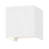 V-Tac 5w Led Hvid Væglampe - Firkantet, Justerbar Spredning, Ip65 Udendørs, 230v, Inkl. Lyskilde - Dæmpbar : Ved Tilkøb, Kulør : Varm