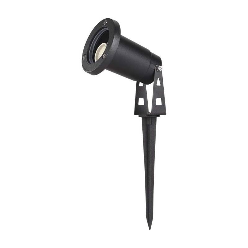 V-Tac Mini Have Spyd - Gu10, Ip65, Sort, Uden Lyskilde