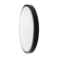 24w Led Kuppel Lys, 3000k, Rundt, Sort Ramme, Ip44, 2500lm, Ra80 - V-Tac