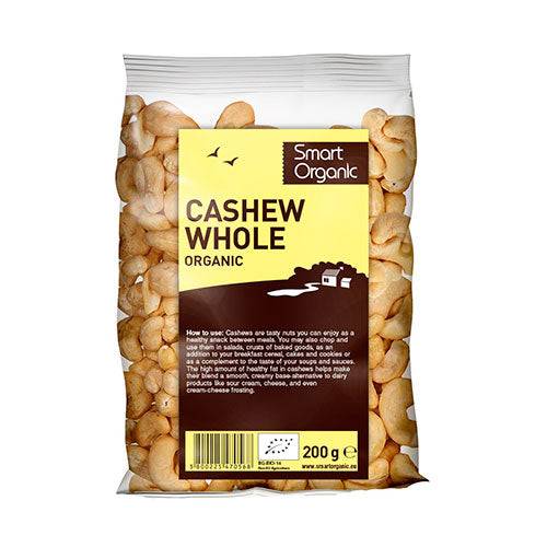Smart Organic Cashewnødder Hele  - økologisk