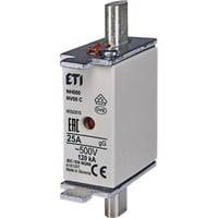 Sikring, Nh 000, 25a, 500v, Gl/Gg - Eti