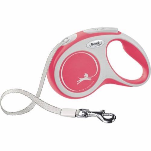 Flexi Hundesnor New Comfort M Bånd 5 M, 25 Kg - Rød