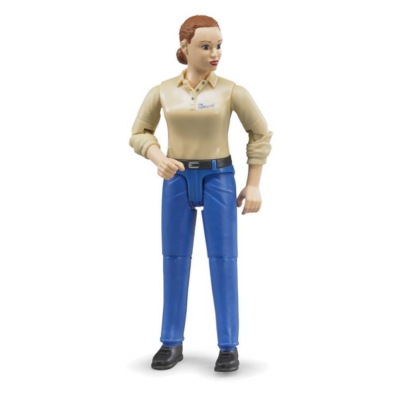 Figur Dame M. Blå Bukser - Bruder
