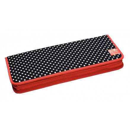 Prym Penalhus Til Strikkepinde Polka Dots Sort 20x43 Cm
