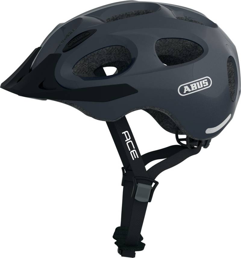 Abus Cykelhjelm Youn-I Ace, Sparkling Titan - Small (51-54 Cm)