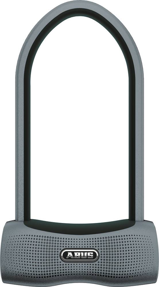 Abus Bøjlelås 770 Alarm Smartx - 230mm + Uskf Holder - Sort