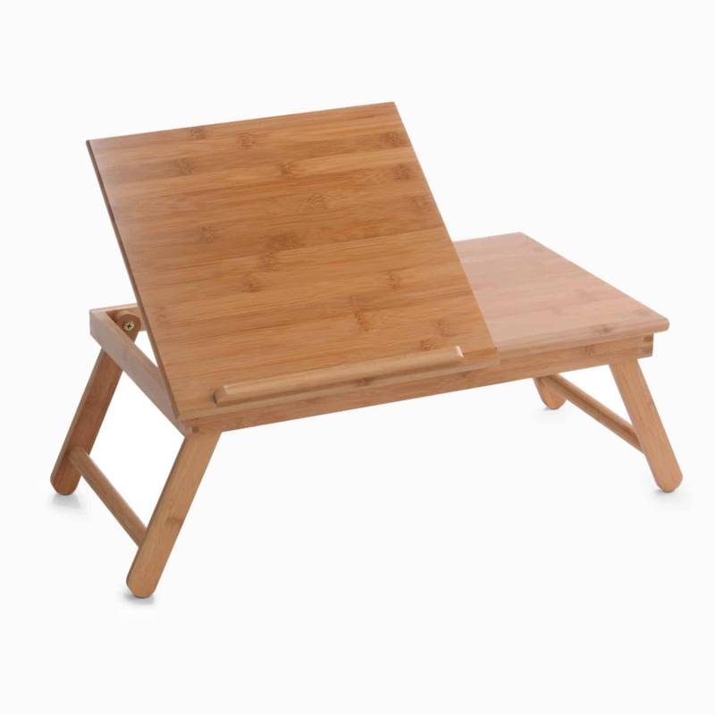 Sengebakke I Bambus Med Bogstand - Natur - 55cm X 33cm X 21,5cm - Erika - Zeller