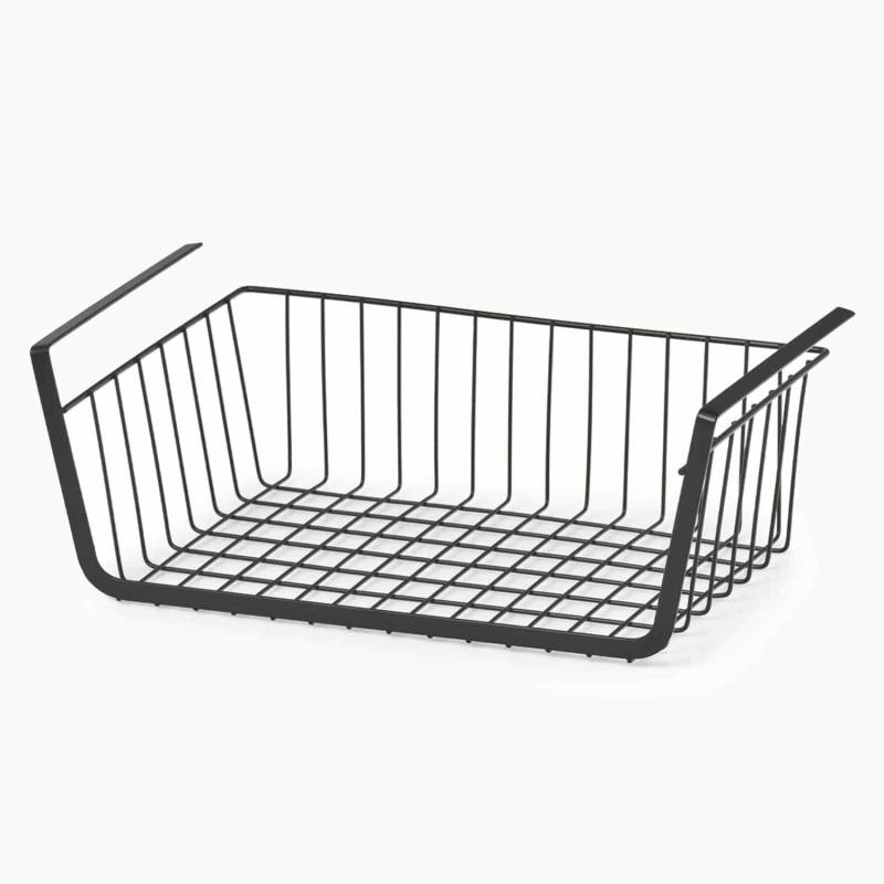 Hyldehængt Kurv I Sort - Sort - 41cm X 26cm X 15cm - Yvette - Zeller