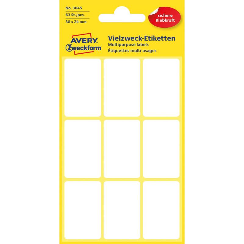 Avery Manuel Etiket 38x24mm (63)