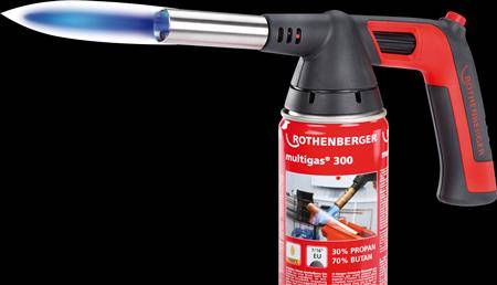 Gasbrænder Rofire 4 Piezo Uden Gas - Rothenberger
