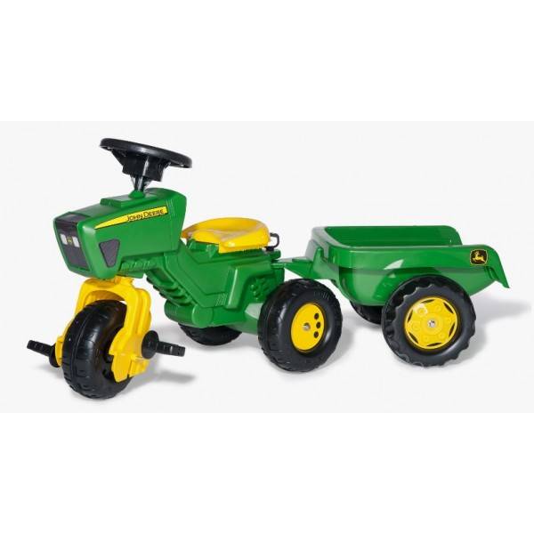 Rollytrac John Deere M Anhænger Og Lyd - Rollytoys