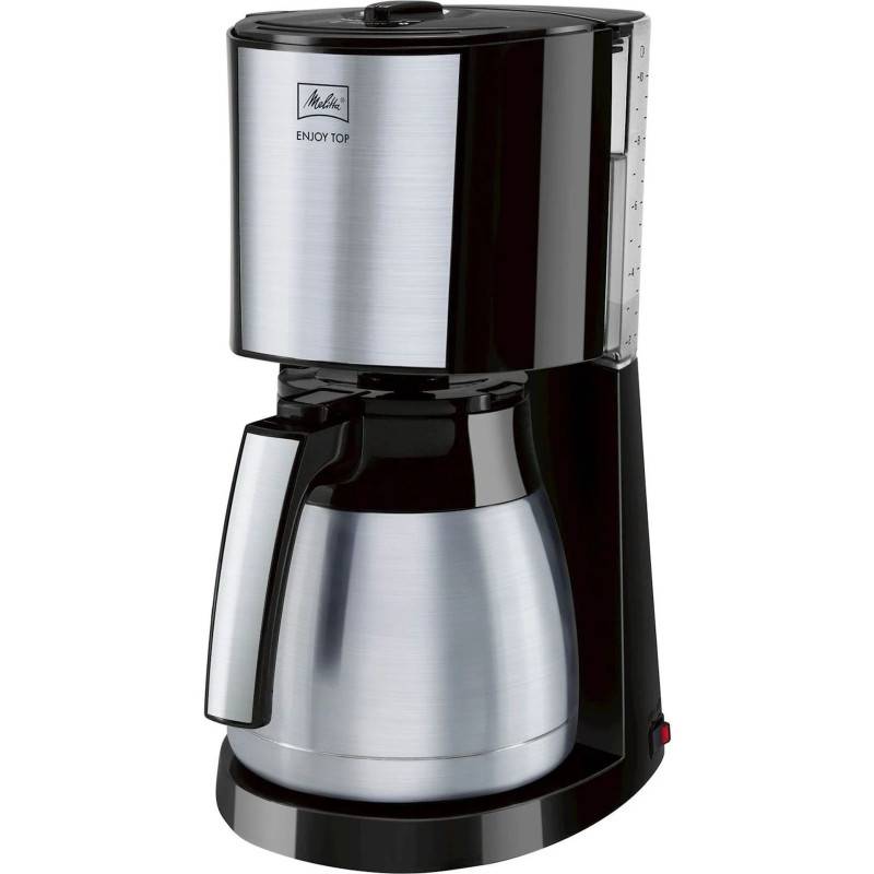 Melitta Enjoy Ii Top Therm 21445 Kaffemaskine Sort + 2 Gratis Valgfri Gaver