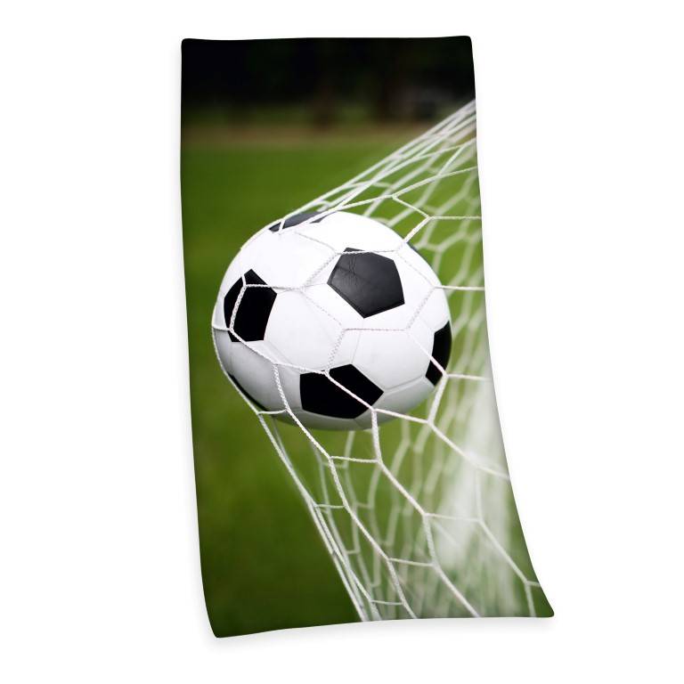 Fodbold Badehåndklæde - 100 Procent Bomuld