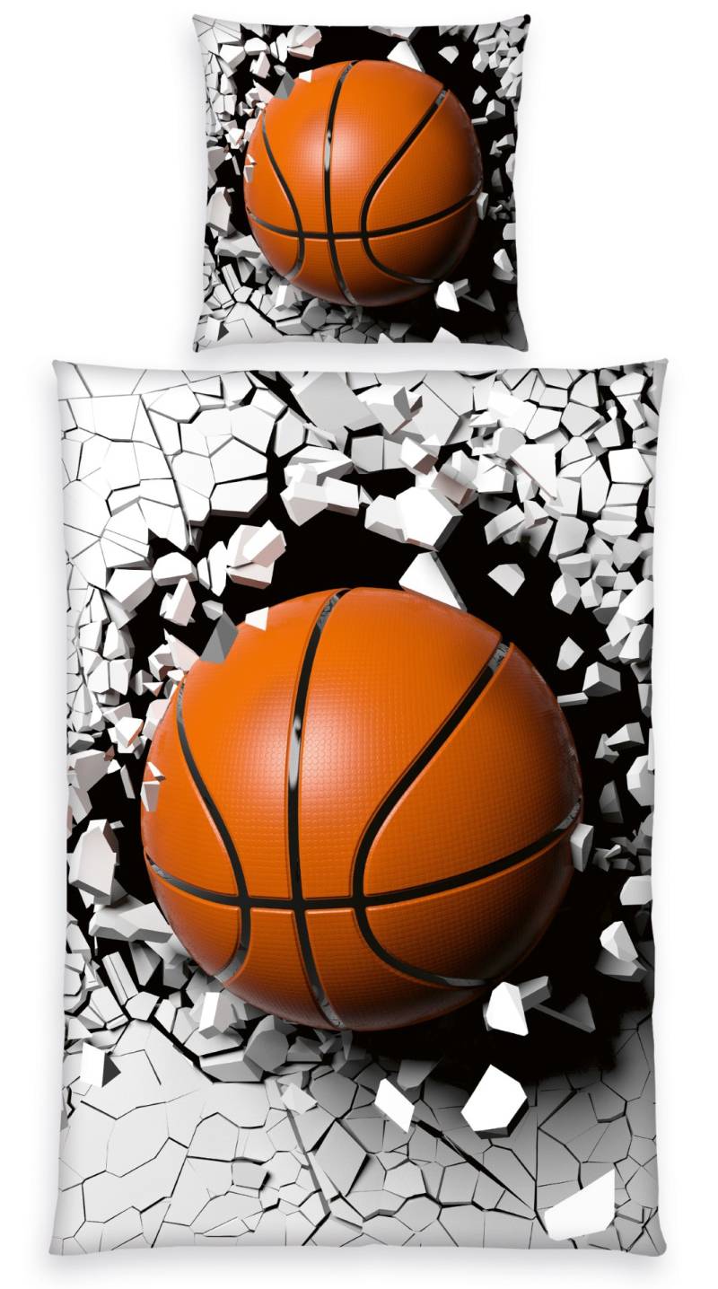 Basketball 3d Sengetøj - 100 Procent Bomuld