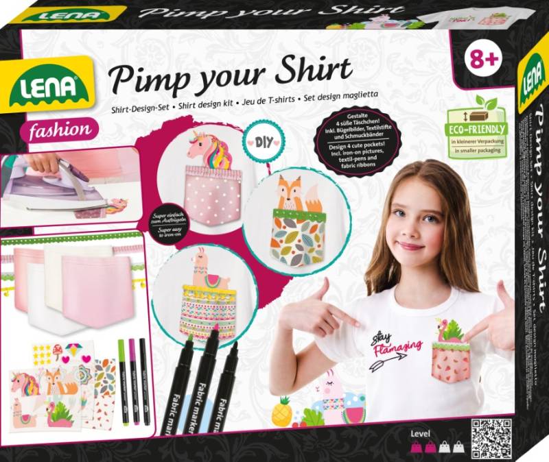 Lena Tekstil Pimp Your Shirt Til Børn