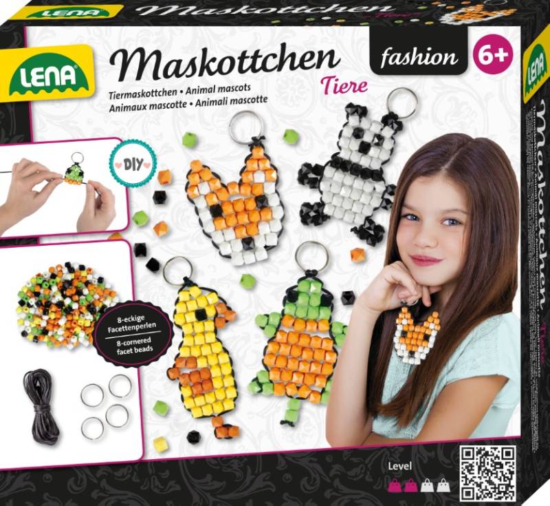 Fashion Maskotdyr Nøgleringe Sæt - Lena