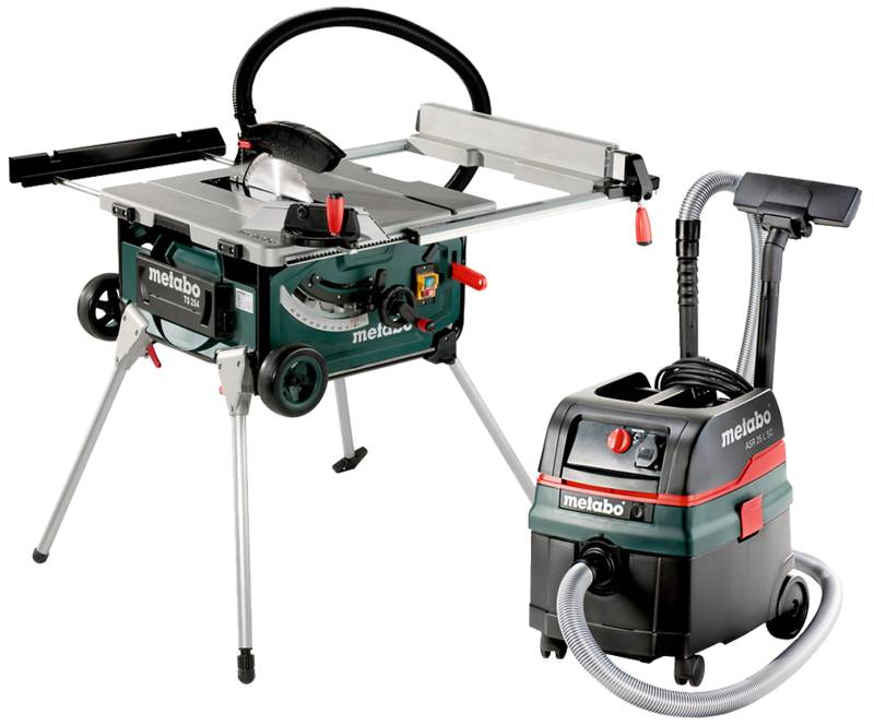 Combo-Sæt: Bordrundsav Ts254 + Støvsuger Asr25l Sc - Metabo