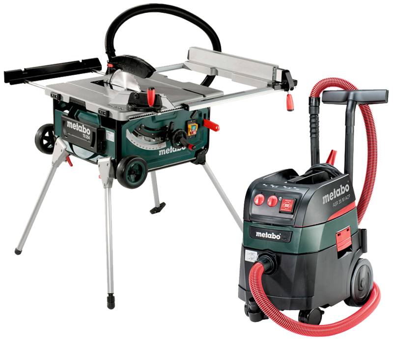 Sampak: Bordrundsav Ts 254 + Støvsuger Asr35 M Acp - Metabo