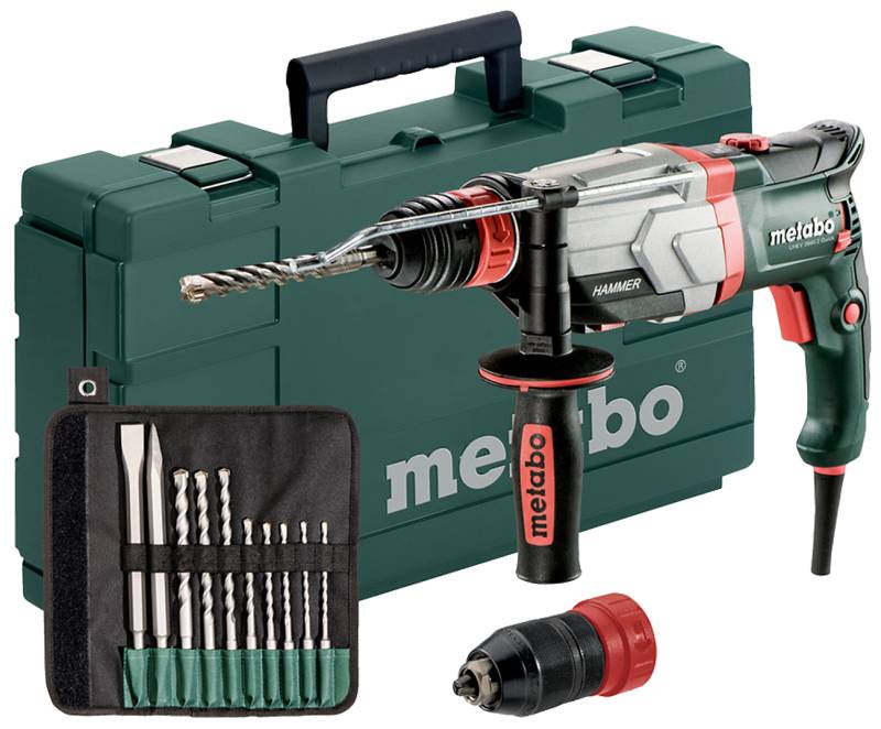 Multihammer Sds+ 3,4j Uhev 2860-2 Quick M/Tilbehør - Metabo