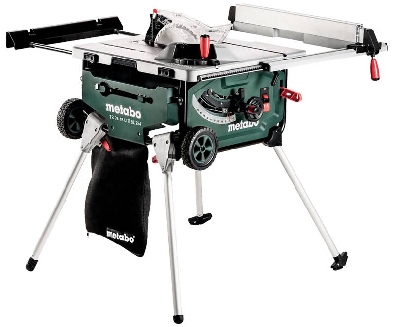 Akku Bordrundsav Ts36-18 Ltx Bl 254 X 30 Mm Rundsavklinge, Inkl. Batteripakke 18v Og Lader - Metabo