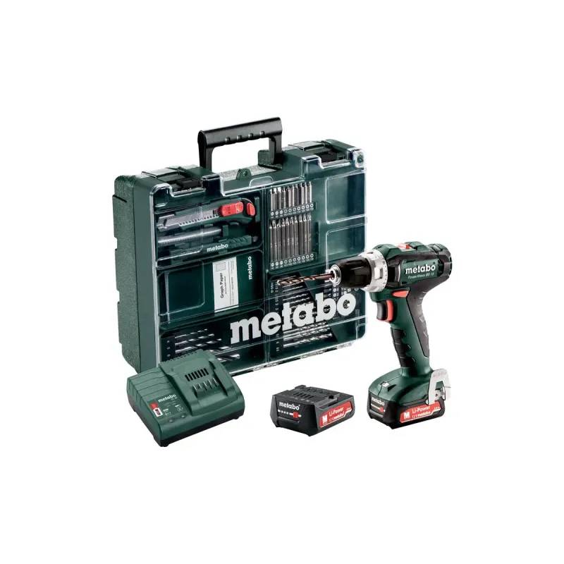 Bore-/Skruemask. Powermaxx Bs12 2ã—2,0ah M/Tilbehør - Metabo