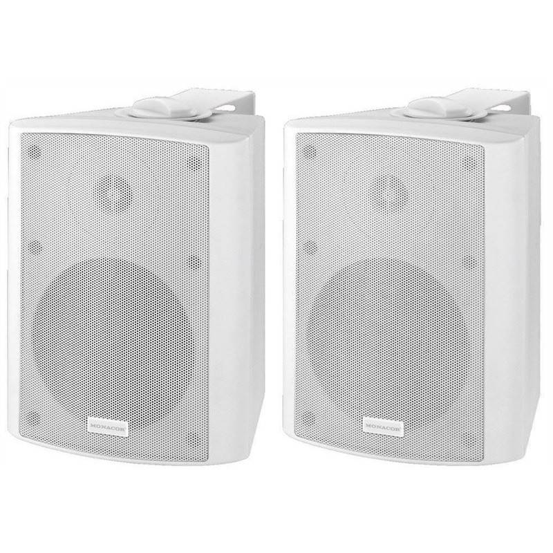 Aktiv/Passiv Højttaler Sæt Hvid - Mka-50set/Ws - Monacor