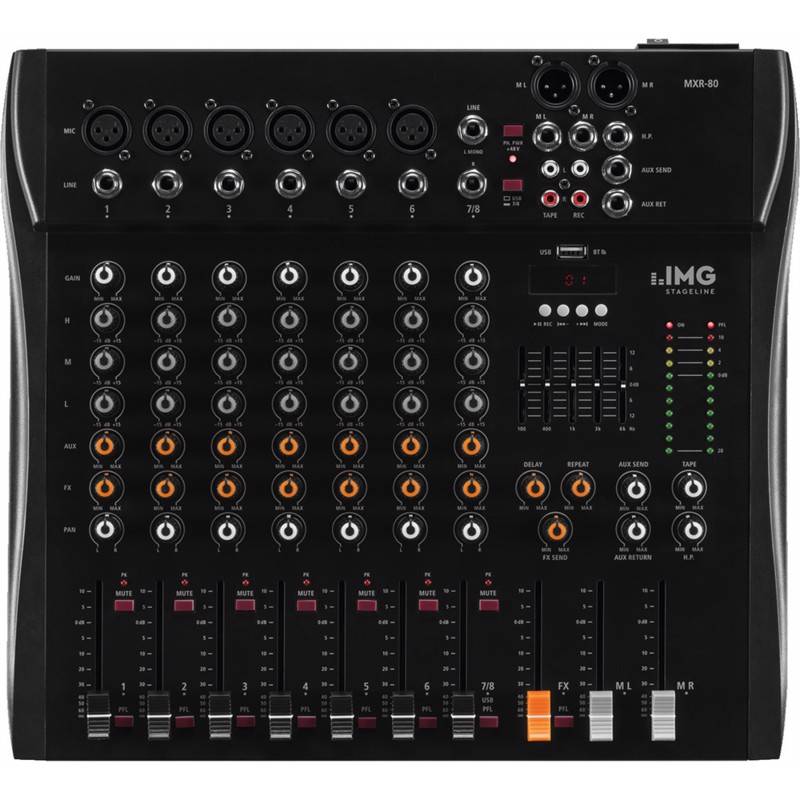 Mixer 8 Kanal - Mxr-80 - Img
