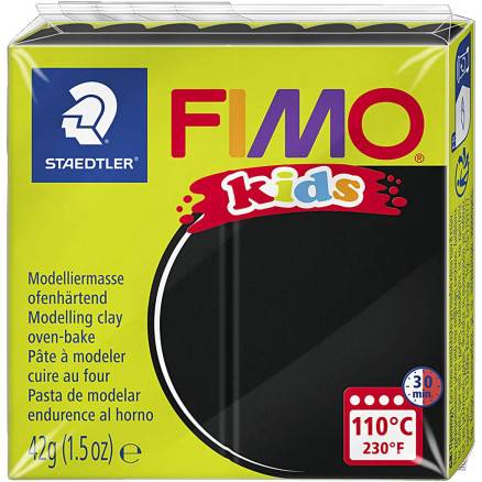 Fimo® Kids Ler Sort 42 G