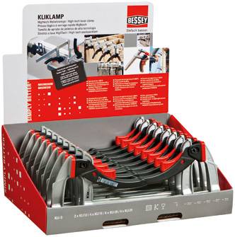 Kliklamp Borddisplay Kli-D M/16 Tvinger - Bessey