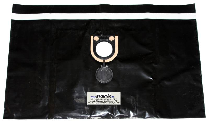 Starmix Plast/Fleece-Støvsugerpose Isc/Isp M + H