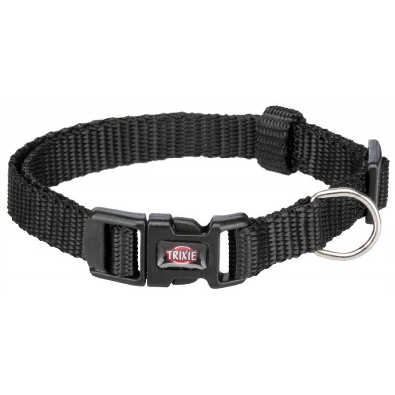 Nylon Halsbånd, Sort, 22-35 Cm, 10 Mm - Trixie
