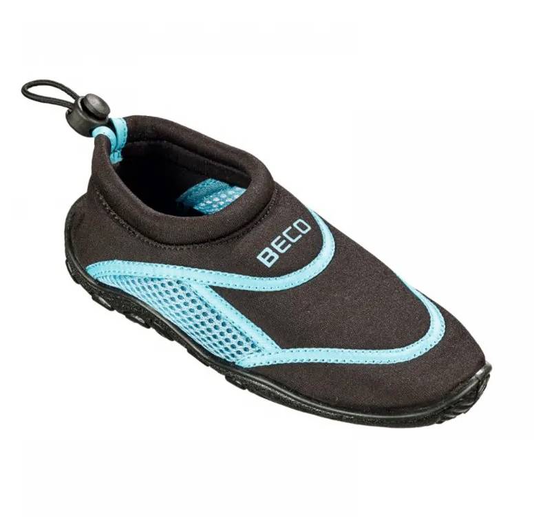 Beco-Sealife Badesko Upf 50+ Sort Turkis