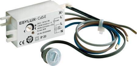 Skumringsrelæ Indb. Cds-E Hvid - Esylux