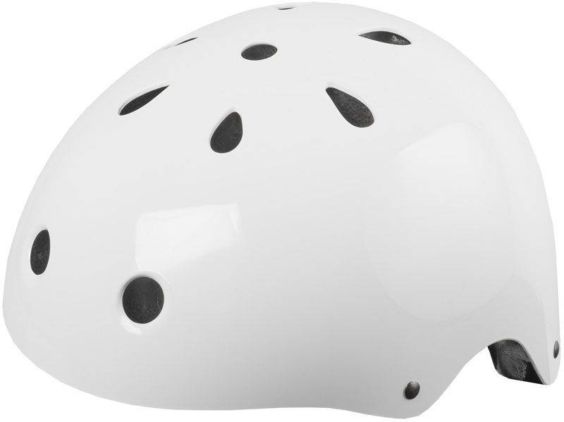 M- Wave Skaterhjelm, Blank Hvid (billigste) - Medium (54-58 Cm) - Ventura