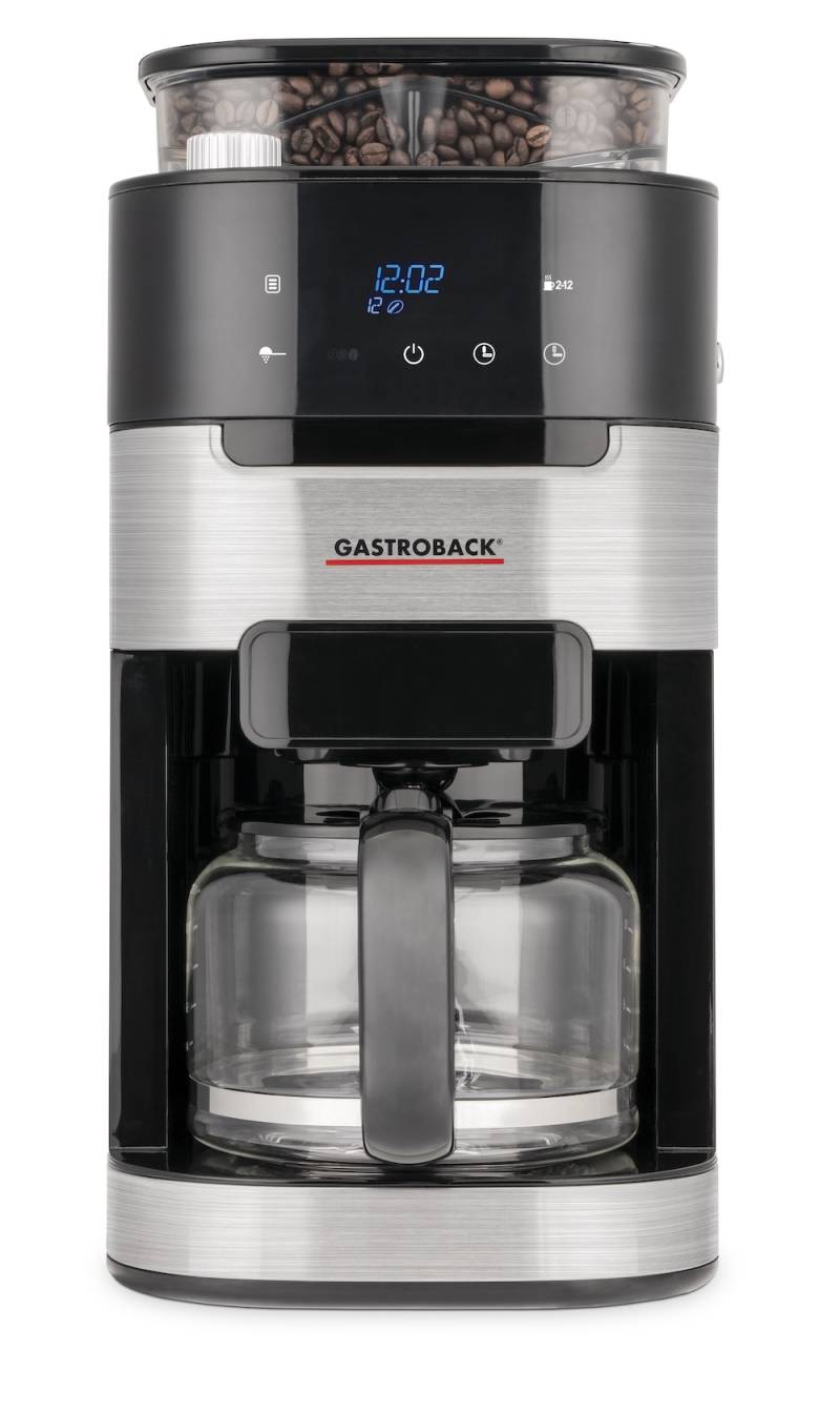 Gastroback Grind & Brew Pro Kaffemaskine (m. Glaskande)