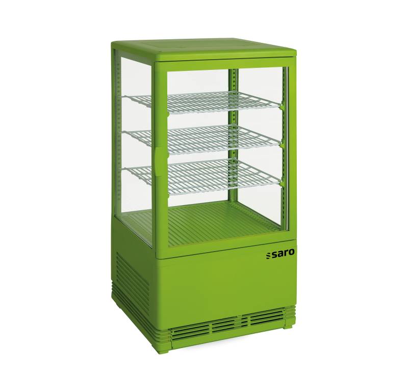 Saro Mini Køle Vitrine Ventileret Køling Model Sc 70 Grøn