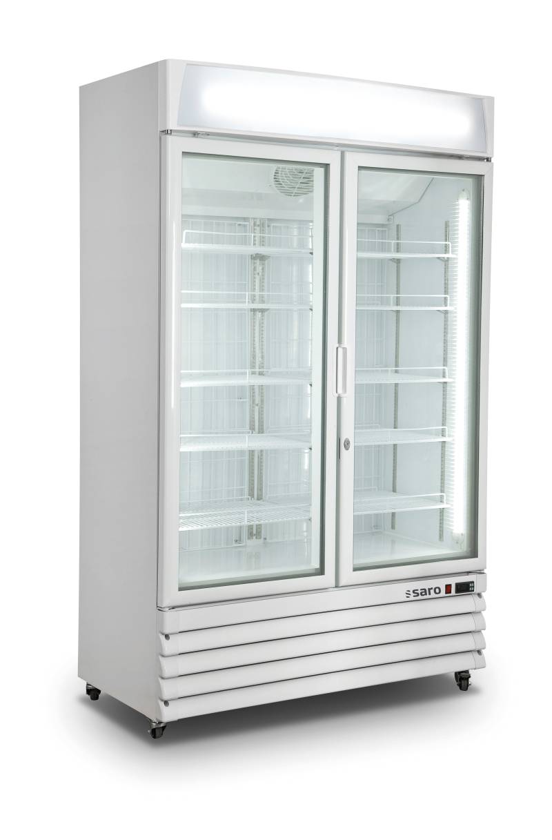 Saro Displayfryser / Ventileret Fryser 2 Glasdøre Model D 800 - 800 Liter