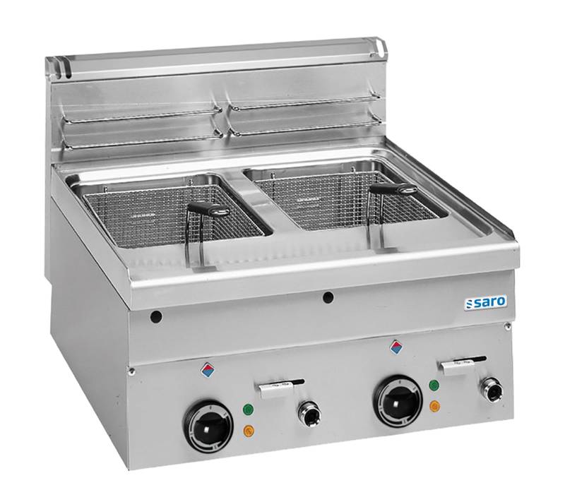 Saro Elektrisk Frituregryde 10+10 L Bordmodel - 600 Line Model Ef66